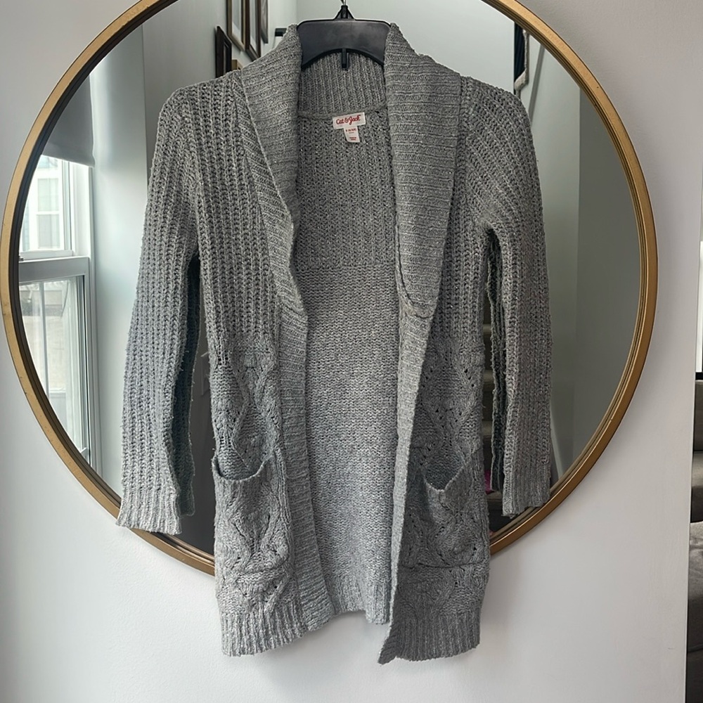 Gray sweater